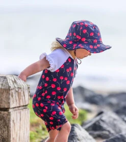 Girls' Ma Cheri Short Sleeve Ruffle Sunsuit (Baby, Toddler) 8 Girls' Ma Cheri Short Sleeve Ruffle Sunsuit (Baby, Toddler) -Optimal Swimming Equipment 6747575222440 navy 3a