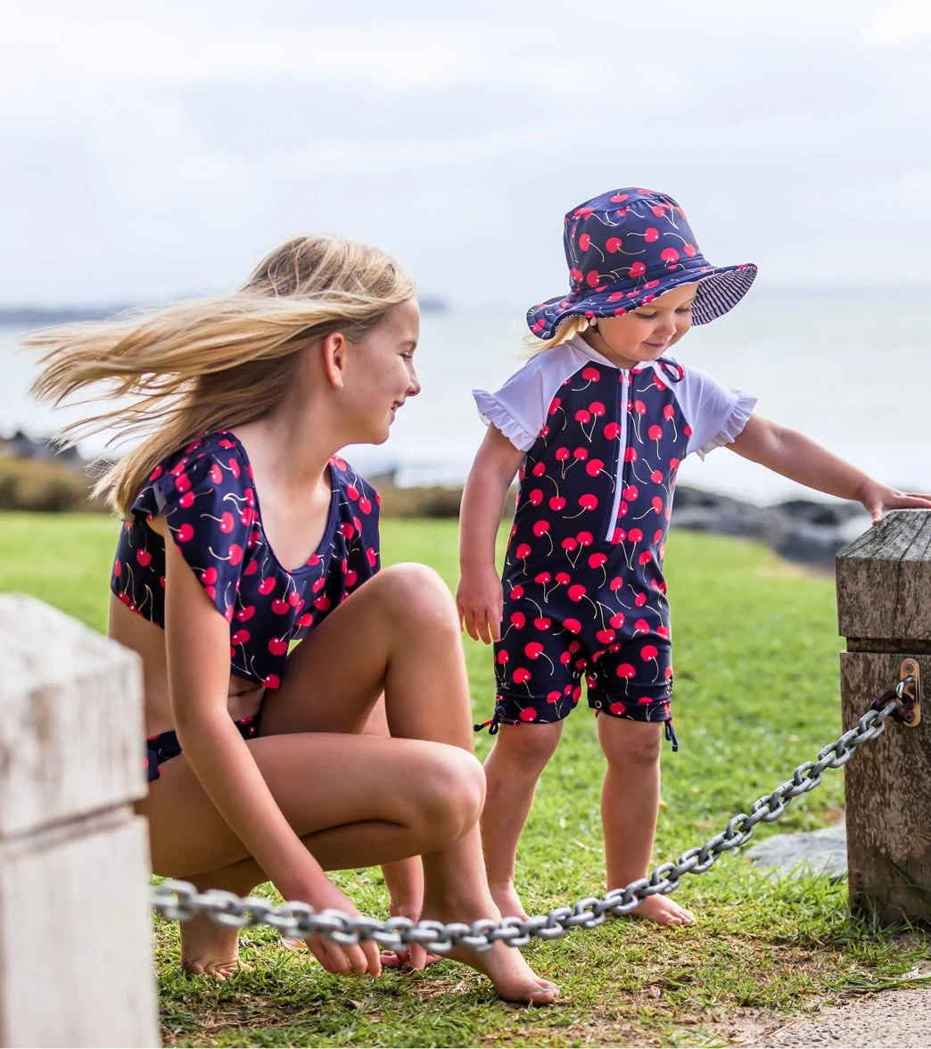 Girls' Ma Cheri Short Sleeve Ruffle Sunsuit (Baby, Toddler) 6 Girls' Ma Cheri Short Sleeve Ruffle Sunsuit (Baby, Toddler) - Image 4