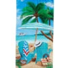 Dohler Beach Chairs And Palms Beach Towel 30”X 60” -Optimal Swimming Equipment 6750757421224 multicolor 1a