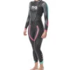 TYR Women's Hurricane Cat 5 Fullsleeve Triathlon Wetsuit -Optimal Swimming Equipment 6751757795496 blackturqfuschia 1a