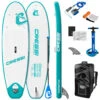 CRESSI Element Small All Around 8’2’’ Inflatable SUP Set 1 CRESSI Element Small All Around 8’2’’ Inflatable SUP Set -Optimal Swimming Equipment 6856348795048 whiteaqua 1a
