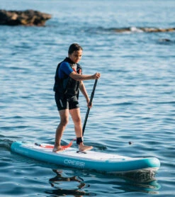 CRESSI Element Small All Around 8’2’’ Inflatable SUP Set -Optimal Swimming Equipment 6856348795048 whiteaqua 4a