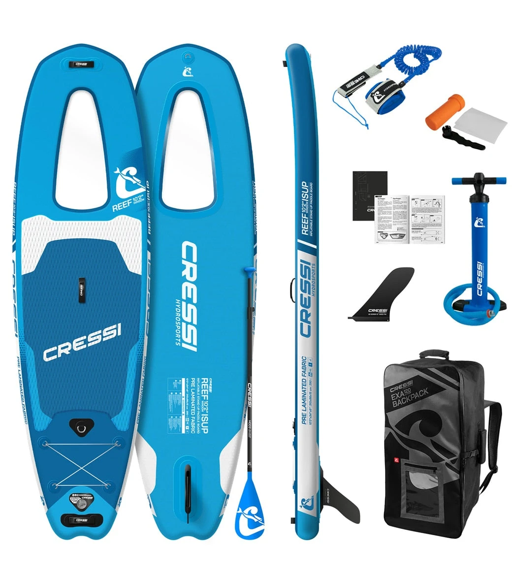 CRESSI Reef Window 10’2’’ Inflatable SUP Set 3 CRESSI Reef Window 10’2’’ Inflatable SUP Set