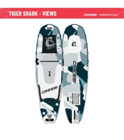 CRESSI Tiger Shark Multitask 10’2’’ Inflatable SUP Set 28 CRESSI Tiger Shark Multitask 10’2’’ Inflatable SUP Set -Optimal Swimming Equipment 6856350367912 greyblackcammo 12a