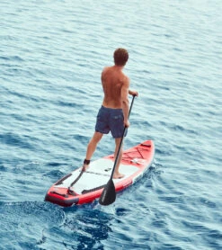 CRESSI Set Isup Fury Touring Dc 12’2’' Rosso Inflatable SUP -Optimal Swimming Equipment 6856350761128 redwhite 4a