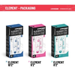 CRESSI Element All Around 9'2 Inflatable SUP Set -Optimal Swimming Equipment 6856351973544 pinkwhite 10a