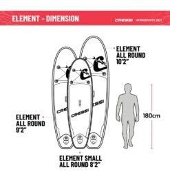 CRESSI Element All Around 9'2 Inflatable SUP Set -Optimal Swimming Equipment 6856351973544 pinkwhite 9a