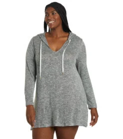 Women's Plus Size Beach Cozy Sweater Hoodie