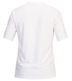 Billabong Men's All Day Wave Loose Fit Short Sleeve Rashguard -Optimal Swimming Equipment 6908215885992 white 2a