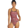 Drift Thin Strap One Piece Swimsuit 2 Drift Thin Strap One Piece Swimsuit -Optimal Swimming Equipment 6942387339432 red 1a