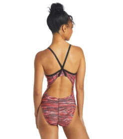 Drift Thin Strap One Piece Swimsuit 13 Drift Thin Strap One Piece Swimsuit -Optimal Swimming Equipment 6942387339432 red 3a