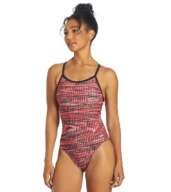 Drift Thin Strap One Piece Swimsuit 14 Drift Thin Strap One Piece Swimsuit -Optimal Swimming Equipment 6942387339432 red 4a