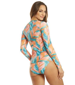 Women's Sunset Palms Surf Shirt -Optimal Swimming Equipment 6976249561256 cor 3a