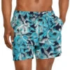 Speedo Men's 16" Printed Palm Swim Trunks 1 Speedo Men's 16" Printed Palm Swim Trunks -Optimal Swimming Equipment 7008196493480 peacoat 1a