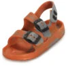 Kid's Tate Slip On Sandal (Toddler, Little Kid) -Optimal Swimming Equipment 7025678844072 charcoalorange 1a
