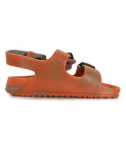 Kid's Tate Slip On Sandal (Toddler, Little Kid) 8 Kid's Tate Slip On Sandal (Toddler, Little Kid) -Optimal Swimming Equipment 7025678844072 charcoalorange 3a