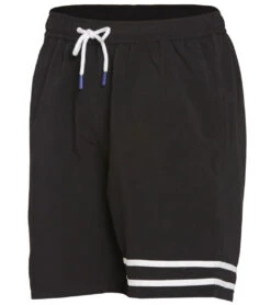 Men's Solid Swim Trunk -Optimal Swimming Equipment 7030197977256 black 2a