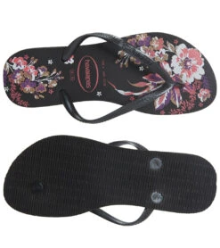 Havaianas Women's Slim Organic Ii -Optimal Swimming Equipment 7030247948456 black 4a