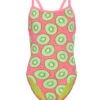 HydroLast Love Kiwi Thin Strap One Piece Swimsuit Youth (22-28) -Optimal Swimming Equipment 7074759704744 berry 1a