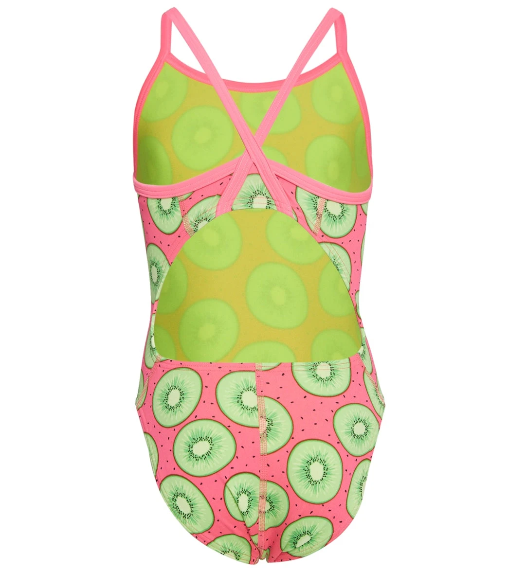 HydroLast Love Kiwi Thin Strap One Piece Swimsuit Youth (22-28) 4 HydroLast Love Kiwi Thin Strap One Piece Swimsuit Youth (22-28) - Image 2