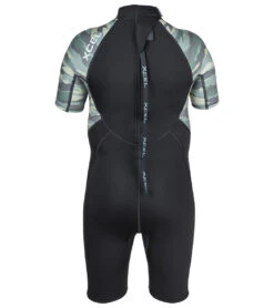 Xcel Youth Axis 2MM Spring Suit -Optimal Swimming Equipment 7088932421800 blackgreencamo 3a