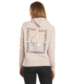 Spiritual Gangster Love Light Pullover Hoodie -Optimal Swimming Equipment 7116065407144 rosequartz 3a