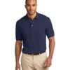 Men's Heavyweight Cotton Pique Polo -Optimal Swimming Equipment 7118780498088 navy 1a