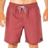 Rip Curl Men's 17" Bondi Volley Walkshort -Optimal Swimming Equipment 7138220933288 burntmulberry 1a