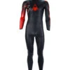 AQUASPHERE Men's Racer V3 Tri Wetsuit -Optimal Swimming Equipment 7197877960872 blackred 1a