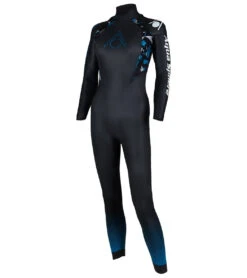 AQUASPHERE Women's Aqua Skin V3 Tri Wetsuit -Optimal Swimming Equipment 7197878681768 blackturquoise 4a