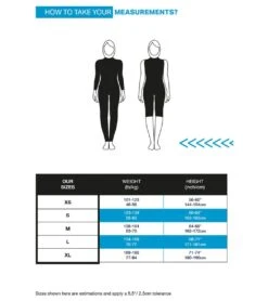 AQUASPHERE Women's Aqua Skin V3 Tri Wetsuit -Optimal Swimming Equipment 7197878681768 blackturquoise 5a