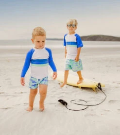 Boys' Minty Shark LS Baby Set (Baby, Toddler, Little Kid) -Optimal Swimming Equipment 7217018405032 mint 3a