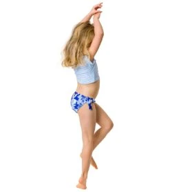 Girls' Mango Tango Sustainable Crop SS Rash Top Set (Little Kid, Big Kid) 14 Girls' Mango Tango Sustainable Crop SS Rash Top Set (Little Kid, Big Kid) -Optimal Swimming Equipment 7217022271656 blue 6a