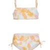Billabong Girls' Tropical Punch Bandeau Two Piece Bikini Set (Little Kid, Big Kid) -Optimal Swimming Equipment 7222983065768 multi 1a