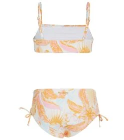 Billabong Girls' Tropical Punch Bandeau Two Piece Bikini Set (Little Kid, Big Kid) -Optimal Swimming Equipment 7222983065768 multi 2a