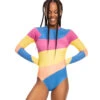 Roxy Women's Pop Surf Long Sleeve One Piece Rash Guard 2 Roxy Women's Pop Surf Long Sleeve One Piece Rash Guard -Optimal Swimming Equipment 7265829060776 regatta 1a