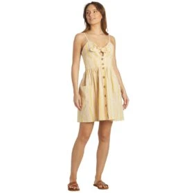 Roxy Women's Under The Cali Sun Stripe Dress -Optimal Swimming Equipment 7266362917032 tapiocaallastripeverticale 4a