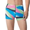 Speedo Men's Printed Square Leg Swimsuit -Optimal Swimming Equipment 7303612956840 acidlime 1a