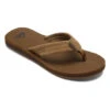 Quiksilver Carver Suede Flip Flop -Optimal Swimming Equipment 7321835241640 tansolid 1a