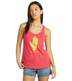 HURLEY Women's Handsy Washed Racerback Tank