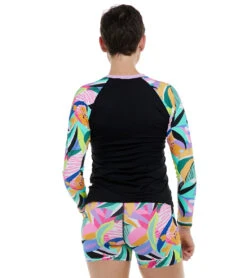 Women's Joyful Parker Long Sleeve UV Rashguard 8 Women's Joyful Parker Long Sleeve UV Rashguard -Optimal Swimming Equipment 7351095066792 multi 3a