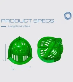 Aqualogix LOW Resistance Bell -Optimal Swimming Equipment 7356983312552 green 2a