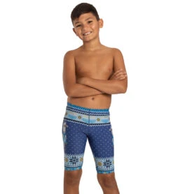 Granny Sweater Llamakah Jammer Swimsuit Youth (22-28) -Optimal Swimming Equipment 7362716532904 blue 2a