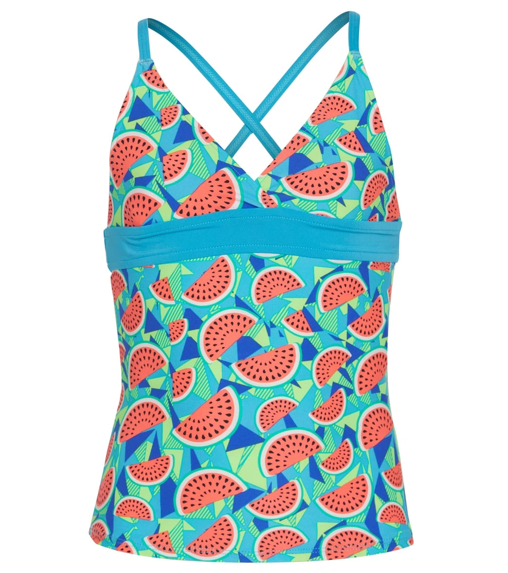 TYR Girls' Tutti Frutti Claire Tankini Top (Little Kid, Big Kid) 3 TYR Girls' Tutti Frutti Claire Tankini Top (Little Kid, Big Kid)