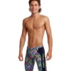 Funky Trunks Men's Messed Up Jammer Swimsuit -Optimal Swimming Equipment 7394938978472 messedup 1a