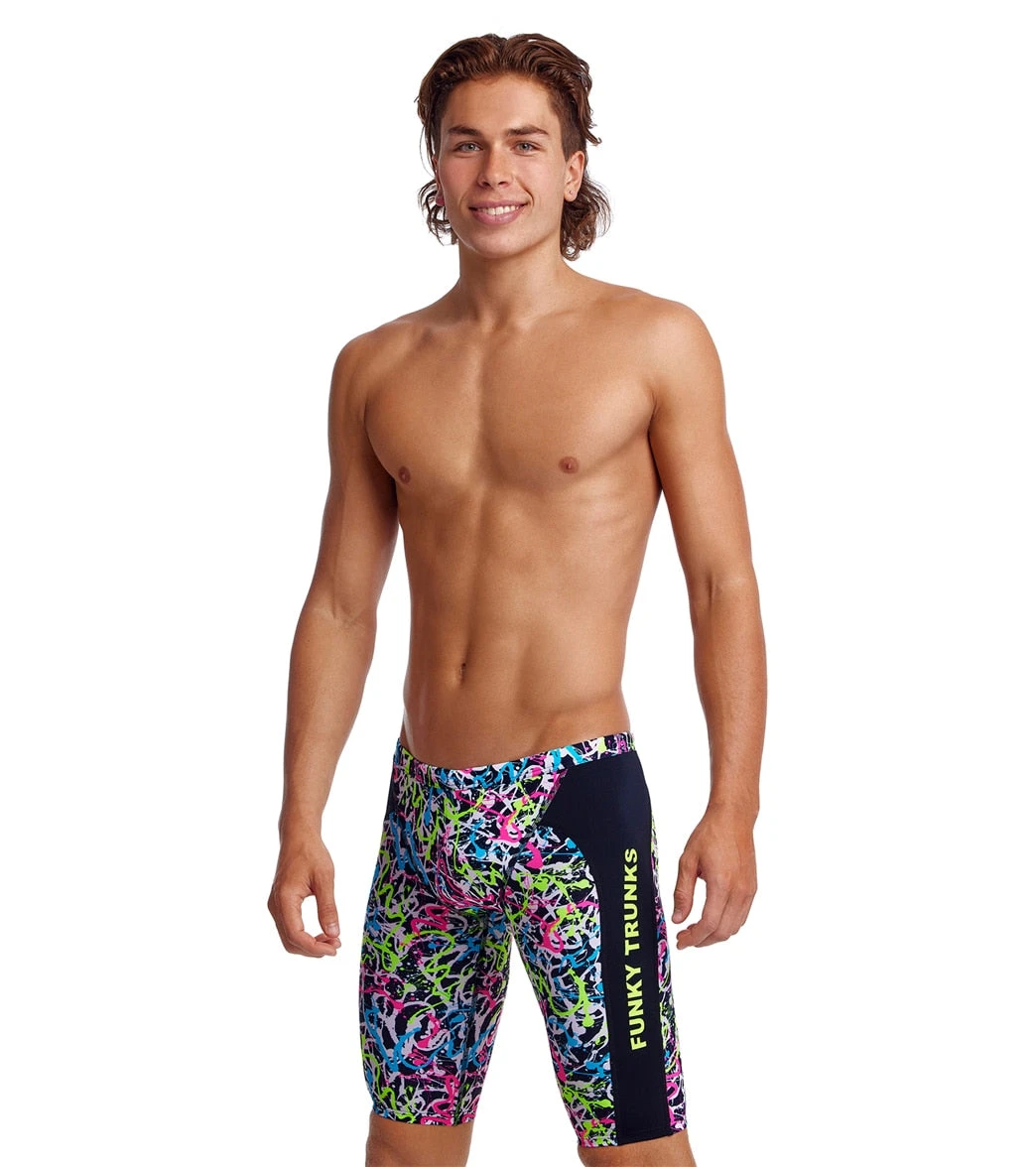 Funky Trunks Men's Messed Up Jammer Swimsuit 3 Funky Trunks Men's Messed Up Jammer Swimsuit