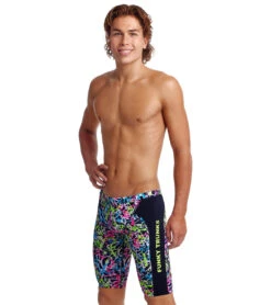 Funky Trunks Men's Messed Up Jammer Swimsuit 13 Funky Trunks Men's Messed Up Jammer Swimsuit -Optimal Swimming Equipment 7394938978472 messedup 4a