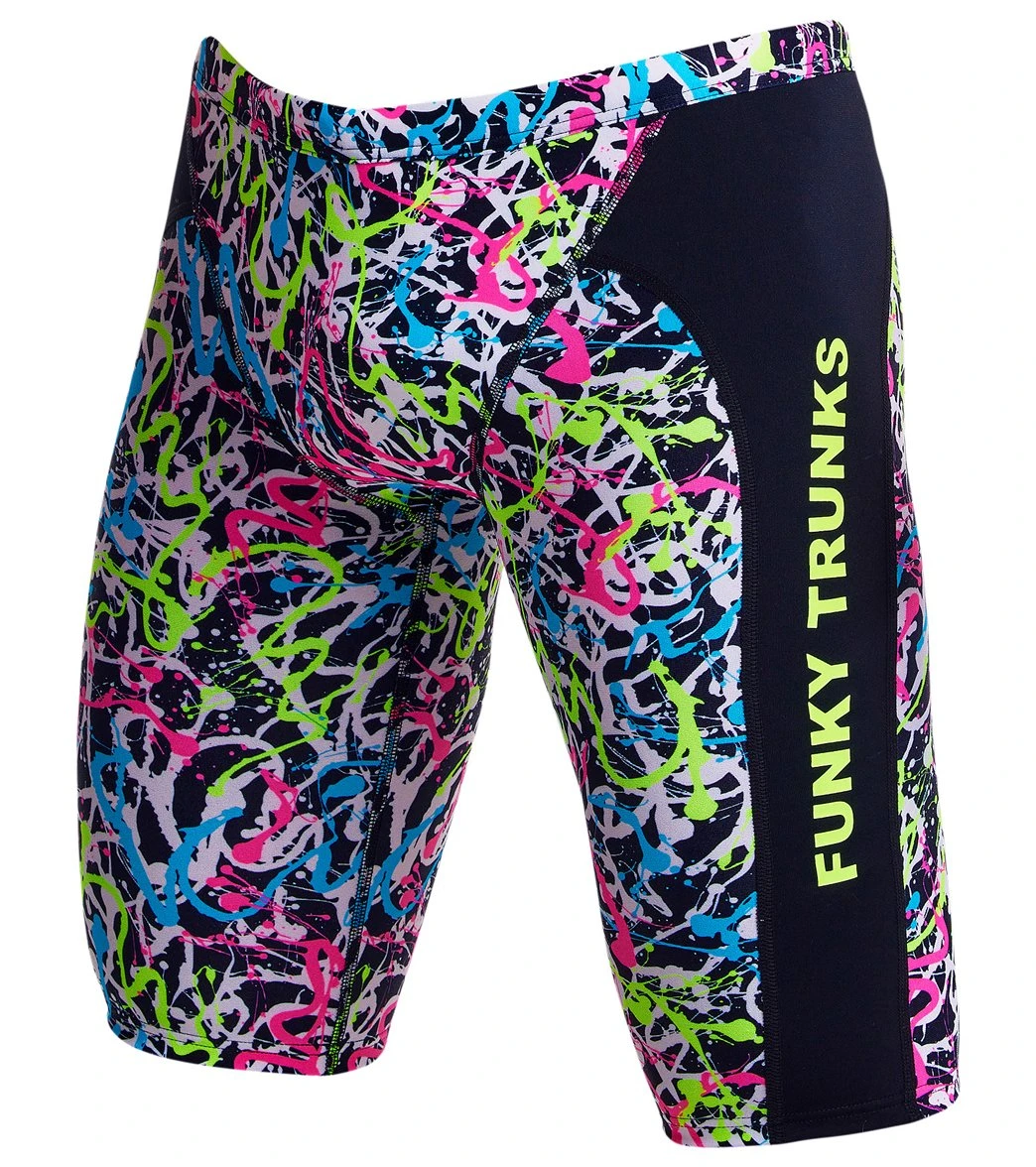 Funky Trunks Men's Messed Up Jammer Swimsuit 7 Funky Trunks Men's Messed Up Jammer Swimsuit - Image 5