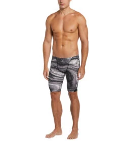 Nike Men's HydraStrong Crystal Wave Jammer Swimsuit -Optimal Swimming Equipment 7397927256232 black 3a