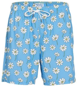 Men's Scattered Daisies Swim Trunks